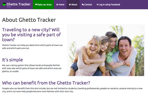 Ghetto Tracker Site